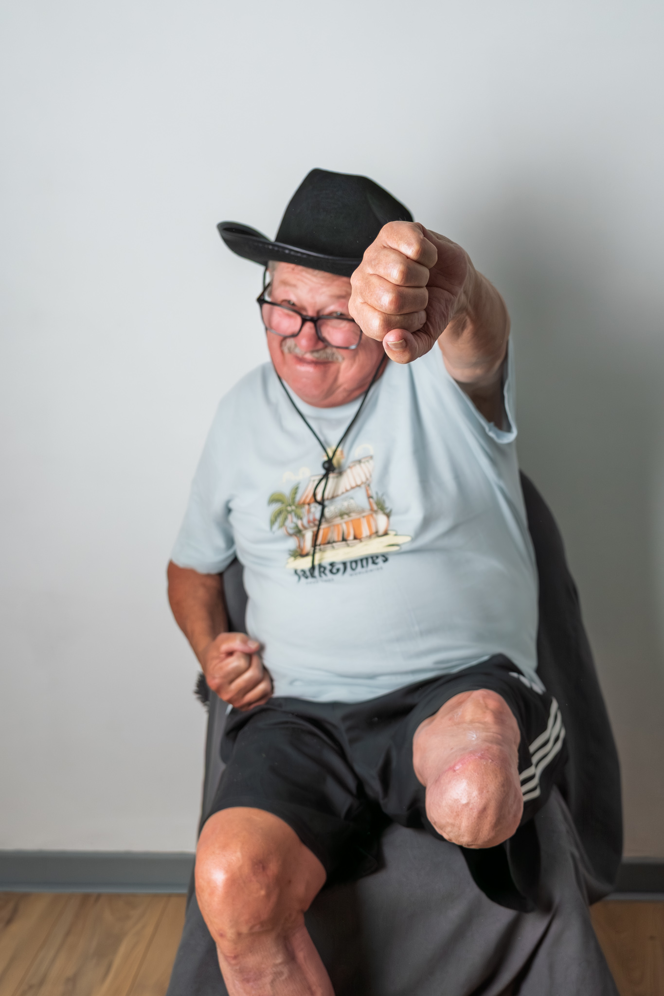 Photographe portrait homme handicap Montpellier 